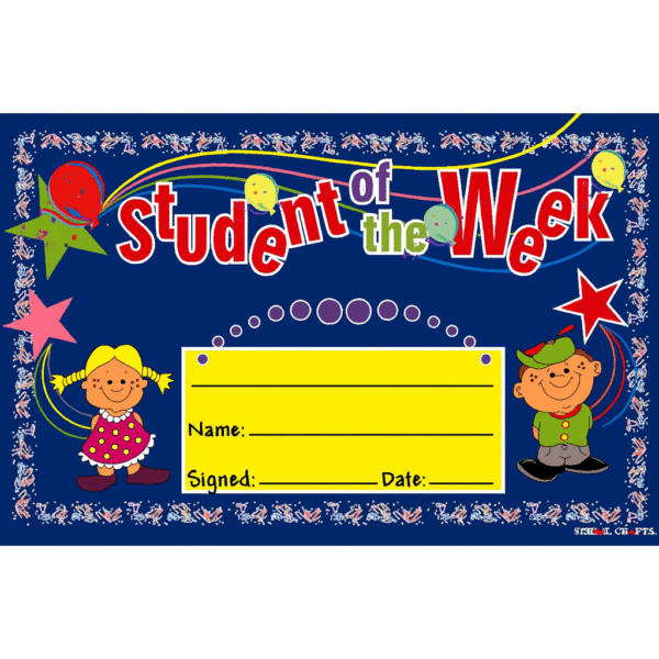 Student Of the Week Award A020
