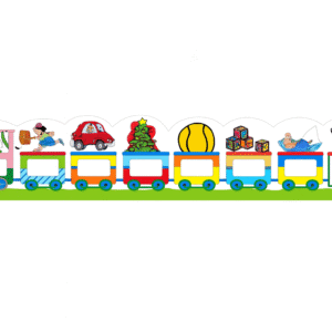Train Decoration Border 50 feet DB003