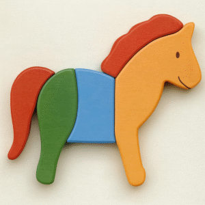 3D Horse Inset Puzzle TA057