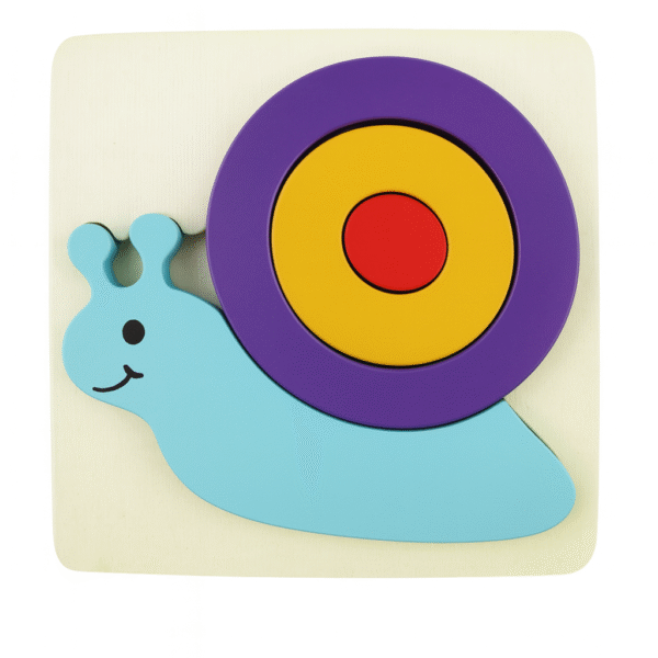 3D Snail Inset Puzzle TA052