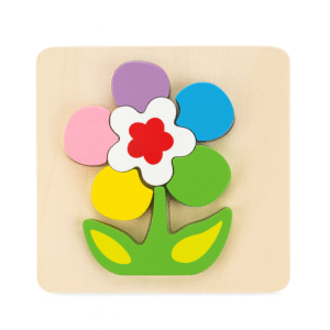 3D Flower Inset Puzzle