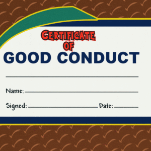 Good Conduct Award A001