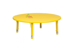 Montessori Round Table Adjustable Legs(Available on Demand)