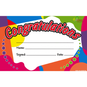 Congratulation Award A022A