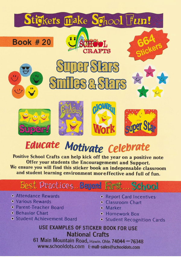 Super Star Stickers Book SB020