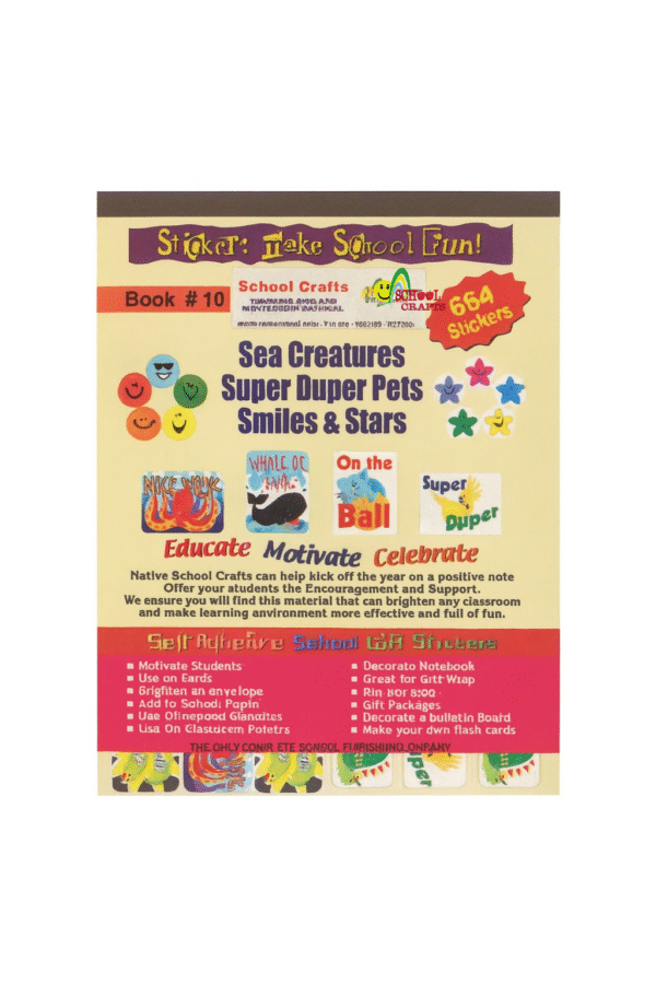 Smile & Reward Sticker Book SB010