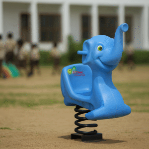 Elephant Shape Spring Rider Imported SA014
