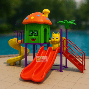 Mini Play Booster Mushroom Hut Fiber glass