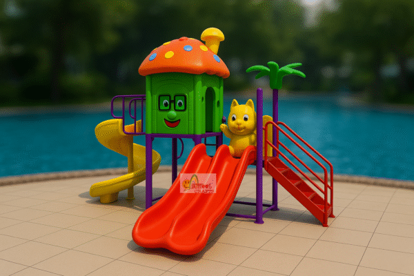 Mini Play Booster Mushroom Hut Fiber glass